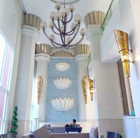 living room of Grande Caribbean Condo