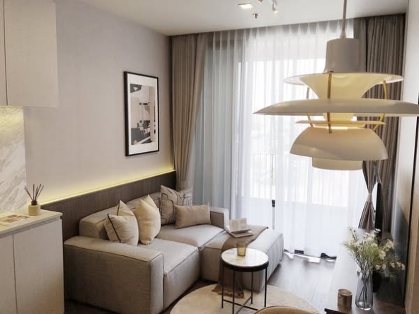 living room of Ideo Q Sukhumvit 36