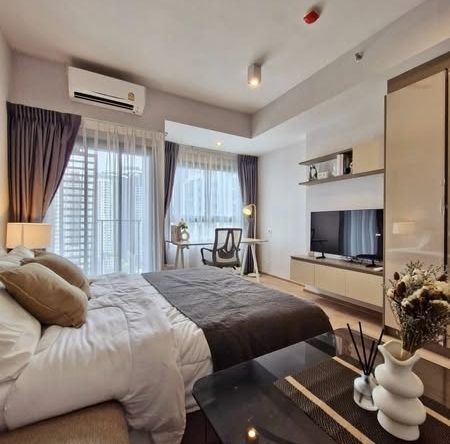 bedroom of IDEO Rama9 – Asoke
