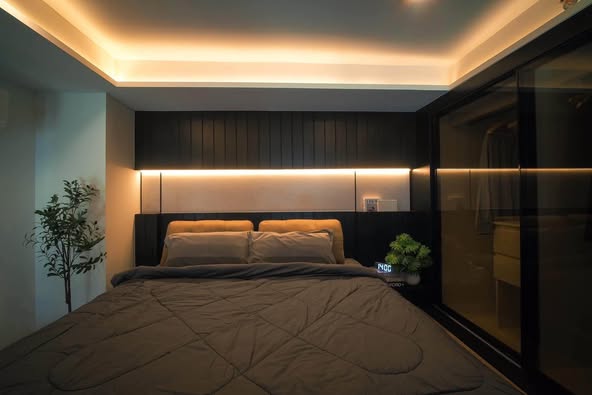 bedroom of IDEO Rama9 – Asoke