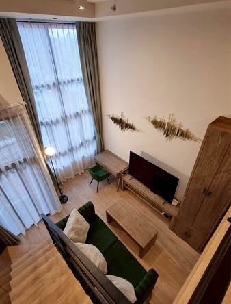 living room of IDEO Rama9 – Asoke