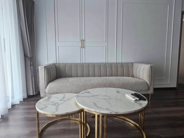 living room and room interior of IDEO Rama9 – Asoke