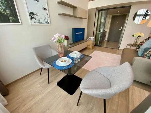 living room and room interior of IDEO Rama9 – Asoke