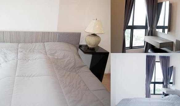 bedroom of Ideo Sathon-Tha Phra