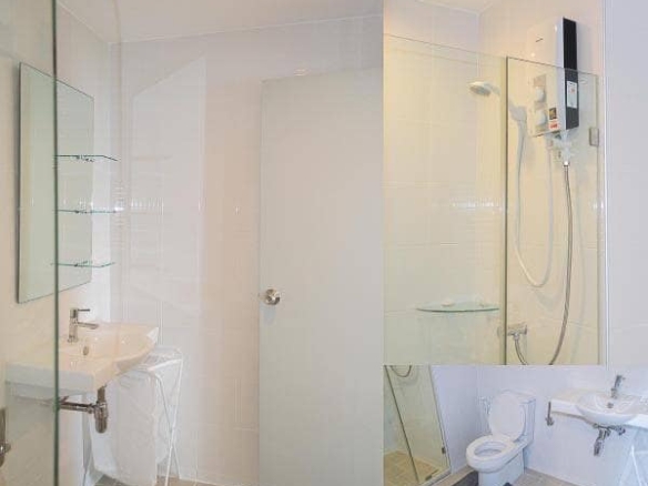 room interior and bathroom of Ideo Sathon-Tha Phra