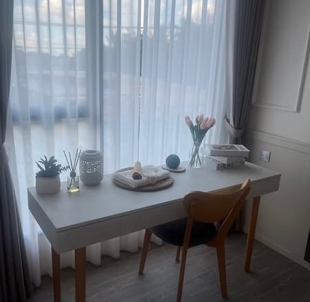 room interior and bathroom of KAVE Seed Kaset | เคฟ ซี้ด เกษตร