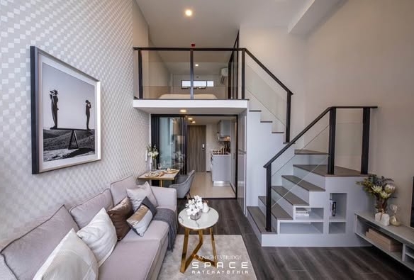living room of KnightsBridge Space Ratchayothin