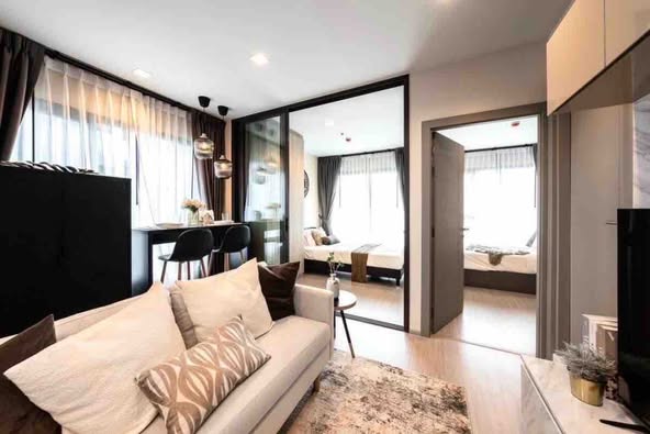 bedroom and living room and room interior of Life Asoke – Rama 9