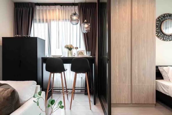 bedroom and room interior of Life Asoke – Rama 9