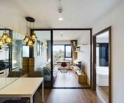 living room and room interior of Life Ladprao Valley