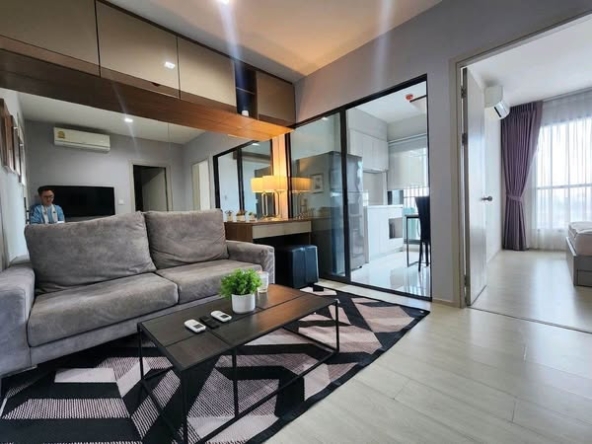 bedroom and living room and room interior of Life @ Sukhumvit 65