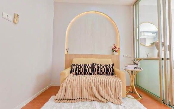 bedroom of Lumpini Condo Town Ram Inthra-Lat Pla Khao 2