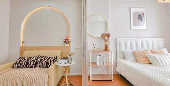 bedroom of Lumpini Condo Town Ram Inthra-Lat Pla Khao 2