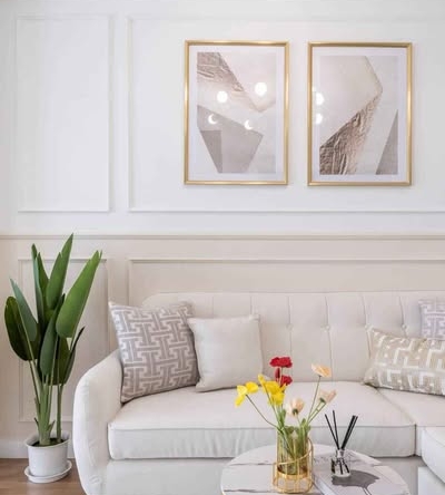 living room of Lumpini Park Riverside Rama 3