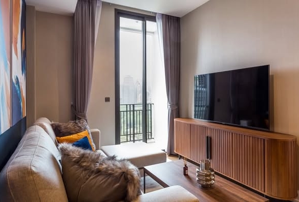 bedroom and living room of MUNIQ LANGSUAN