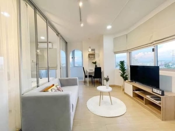living room and room interior of Nalanna condo Pattaya