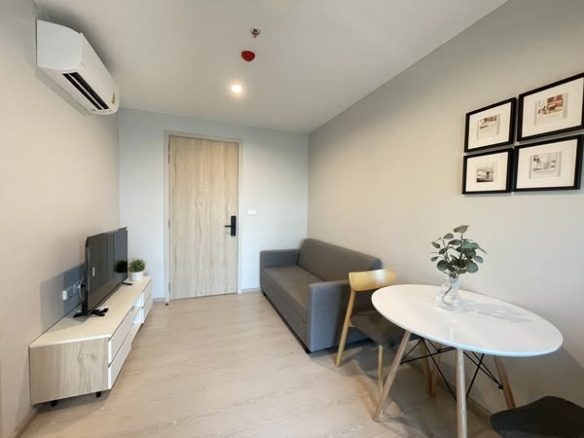 living room and room interior of NUE Noble Srinakarin Lasalle นิว โนเบิล ศรีนครินทร์ – ลาซาล