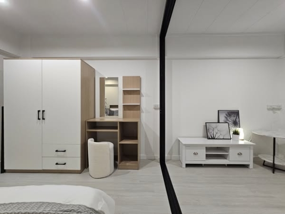 bedroom and room interior of Petshy Condo – คอนโดเลี้ยงสัตว์ได้