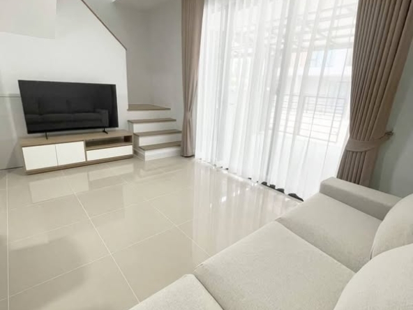 living room and bedroom of Pleno Sukhumvit-Bangna 2
