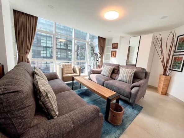 living room of Prime Suites Condominium