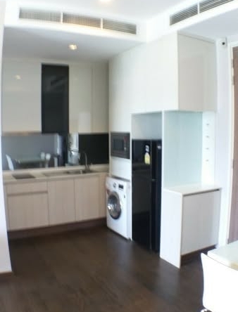 room interior and kitchen of Q Asoke