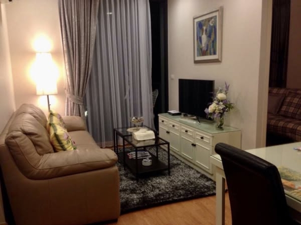 living room and bedroom and room interior of Q House Sukhumvit 79