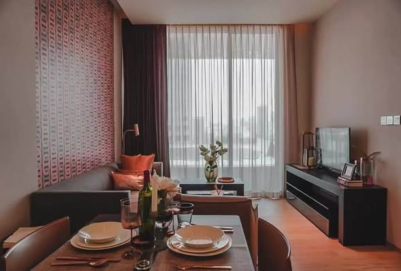 living room and bedroom of SALADAENG One