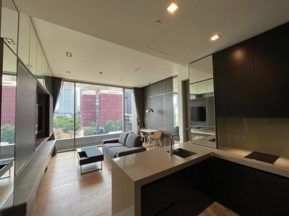 room interior and kitchen of SALADAENG One