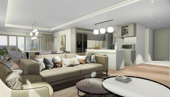 living room of Sathorn Park Place Condominium