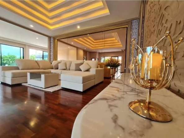 living room and bedroom of Siri Sala Private Thai Villa