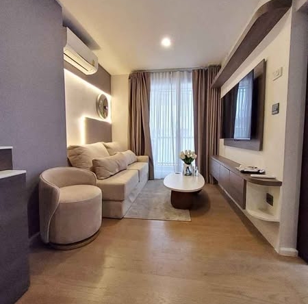 living room and bedroom of Suanbua Residence (Ari – Ratchakru)