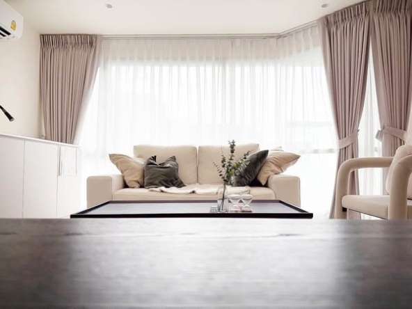 living room and room interior of Sukhumvit Suites Hotel