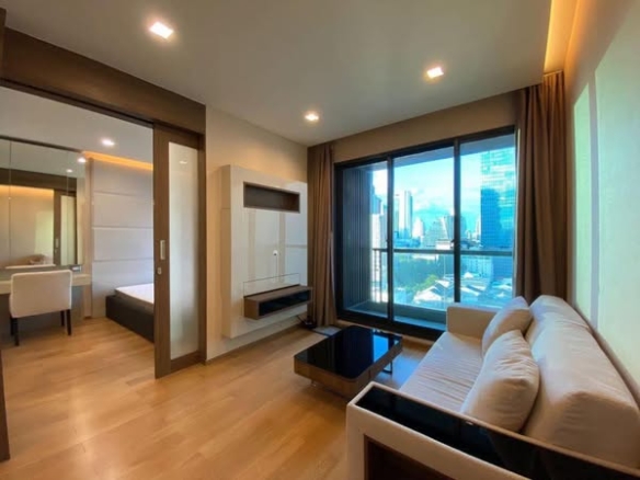 bedroom and living room and room interior of The Address Sathorn