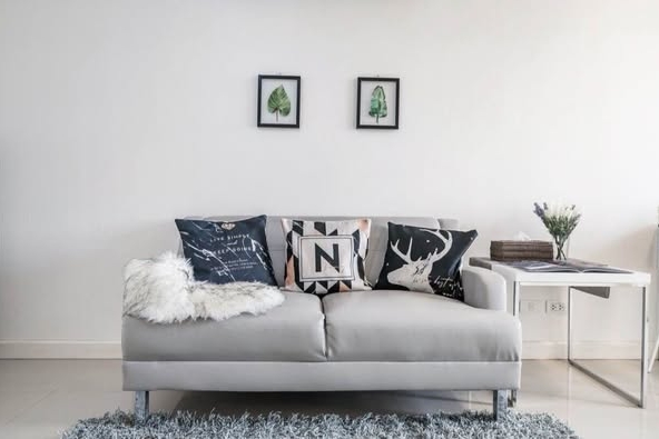living room of The Clover