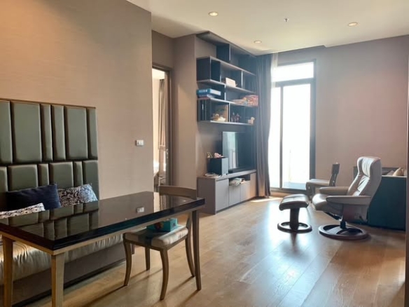 living room and bedroom of The Diplomat Sathorn