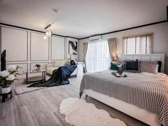 living room and bedroom and room interior of The Escape Condominium – ดิ เอสเคป คอนโดมิเนียม