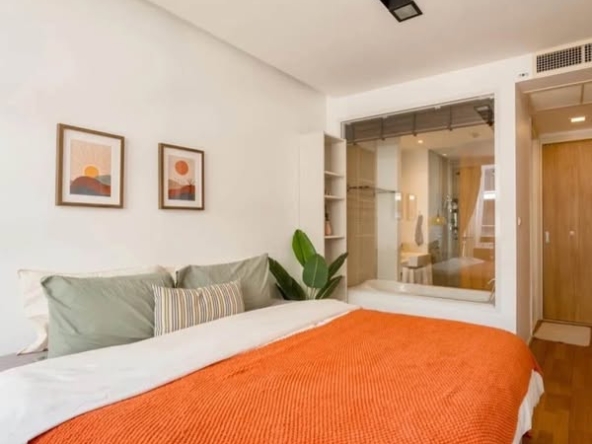 bedroom and room interior of The Nest Ploenchit