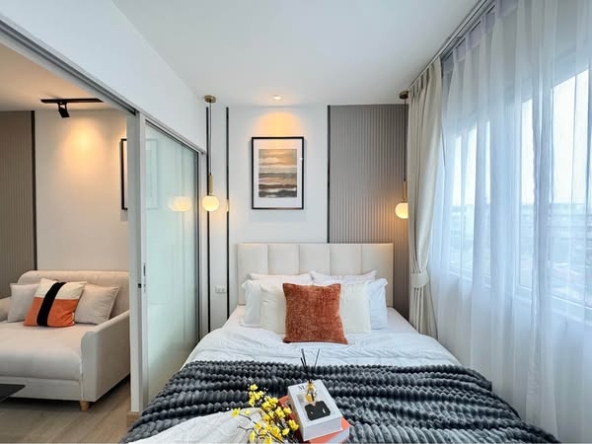 bedroom of The Privacy Ladprao – Sena