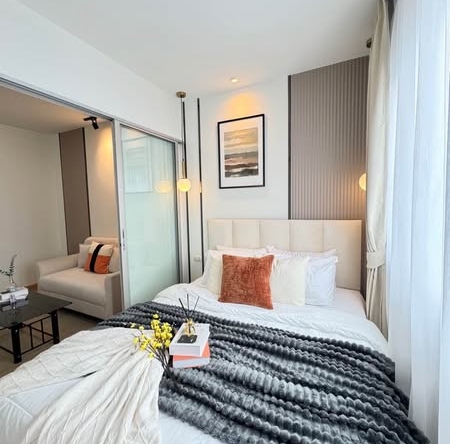 bedroom of The Privacy Ladprao – Sena