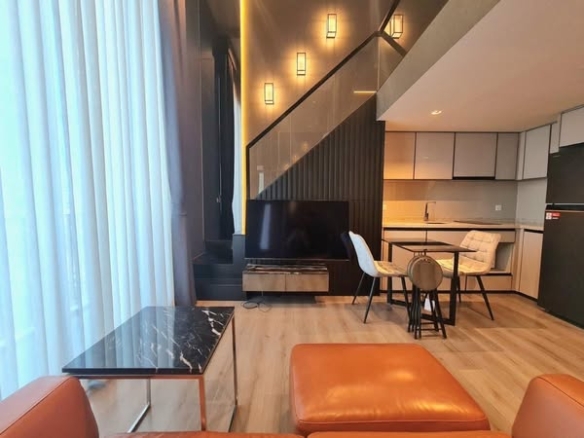 living room of The Reserve Phahol-Pradipat