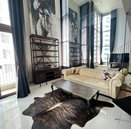 living room and bedroom of The Residence