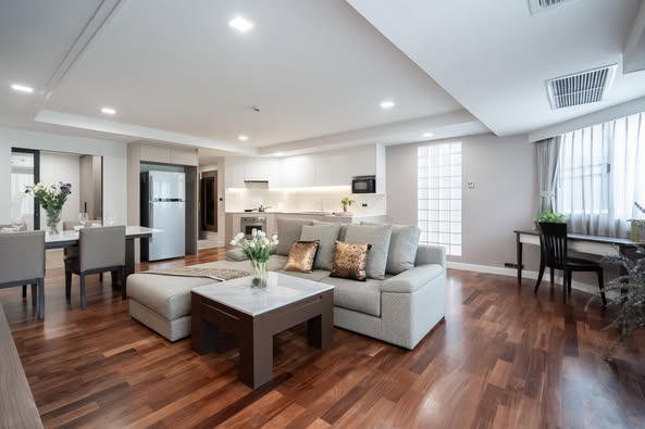 living room of The Rise Sukhumvit 39