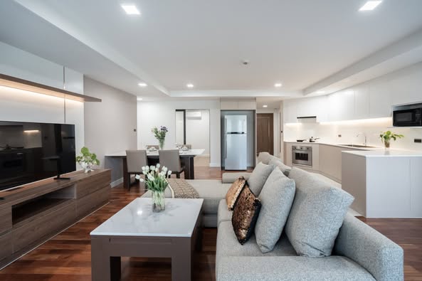 living room of The Rise Sukhumvit 39