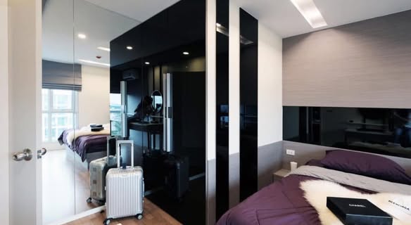 bedroom and room interior of The Selected Kaset-Ngamwongwan by LPN