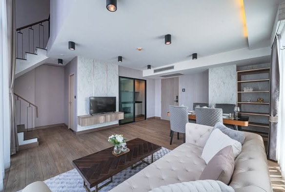 living room of The Unique Sukhumvit 62/1