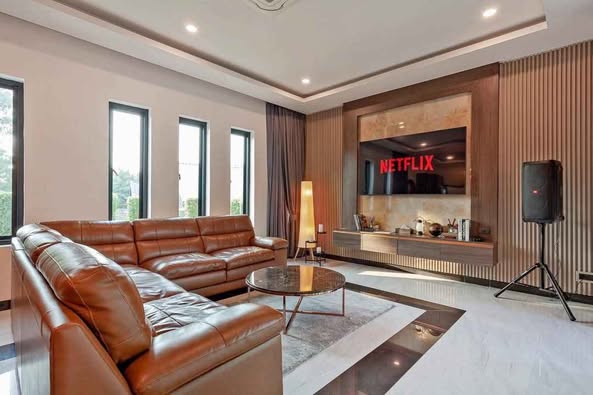 living room of Villa De Time (วิลล่าเดอธามม์) – The Luxury Private Pool Villa
