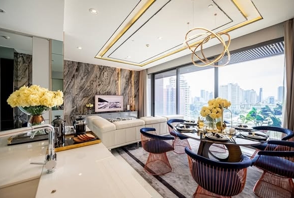 living room of VITTORIO Sukhumvit 39 วิตโตริโอ สุขุมวิท 39