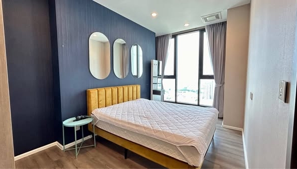 bedroom of Whizdom Essence Sukhumvit วิสซ์ดอม เอสเซ้นส์ สุขุมวิท
